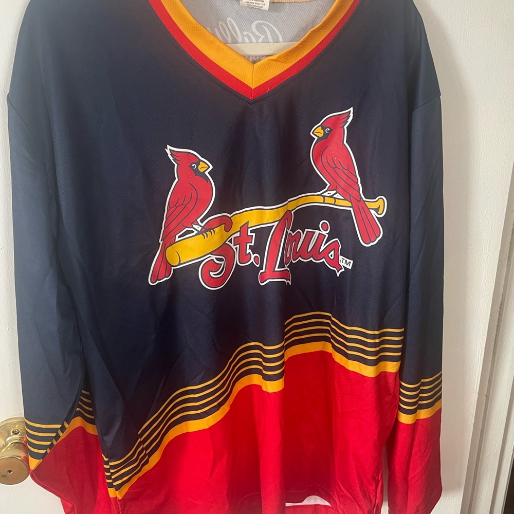 St. Louis Cardinals Long Sleeve Jersey XL